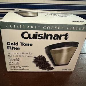 Cuisinart coffee filter gold